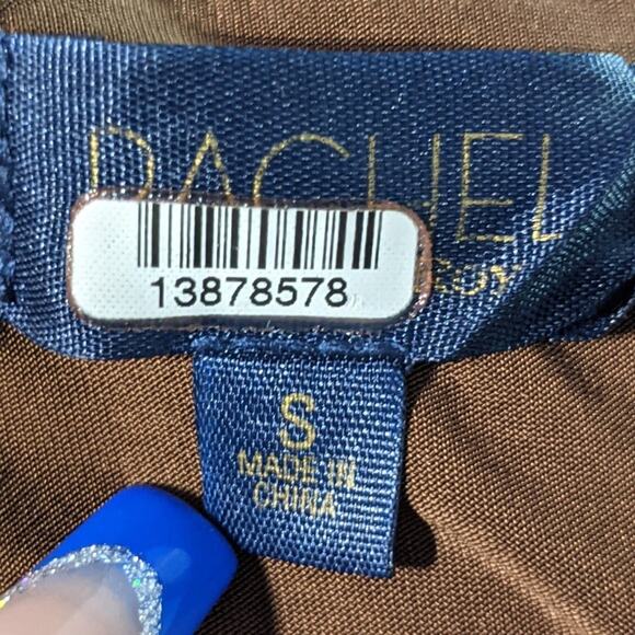 Rachel Rachel Roy Willow Strappy Slinky Jumpsuit Brown Women's Size Small - Picture 8 of 10